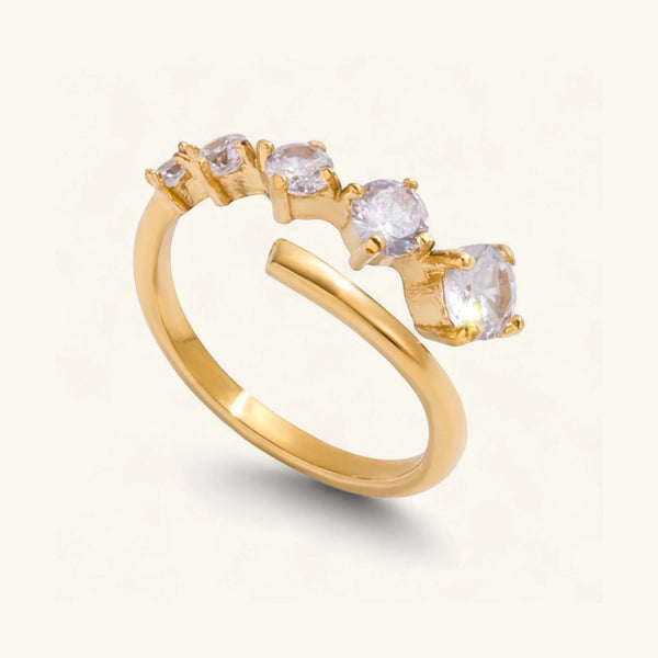 Corcubión Anillo de Circonitas