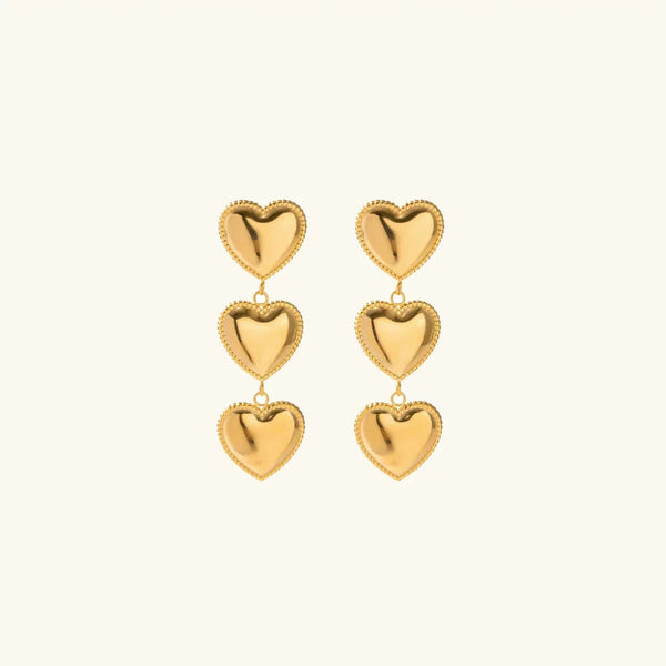 Hecho Pendientes Corazón