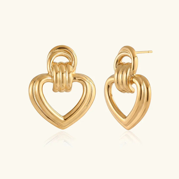 Polop Pendientes Corazón