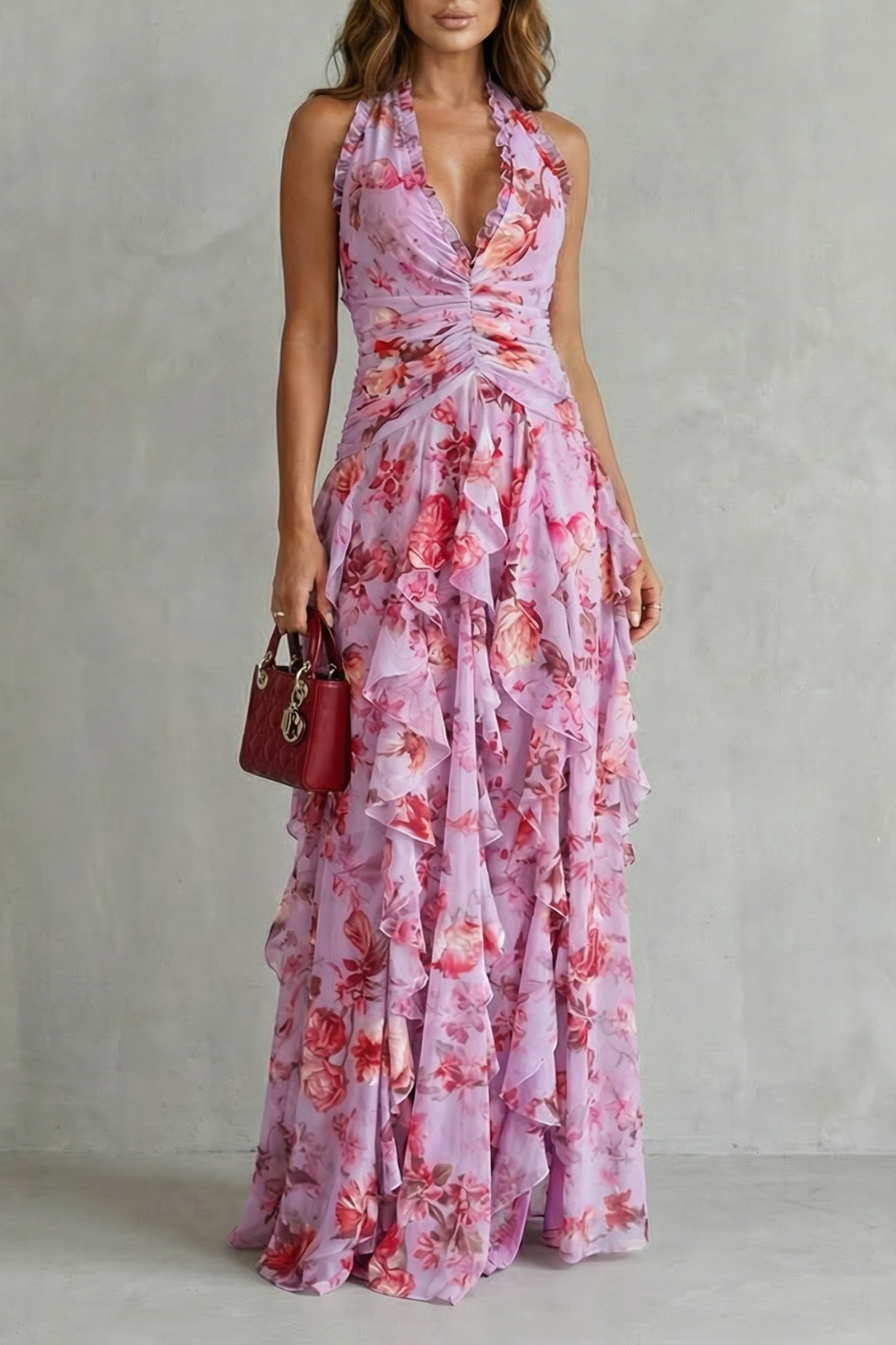 ALTEA | Vestido largo floral