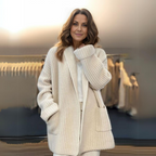 TARRAGONA - Cárdigan De Lana Tejido Con Bolsillos