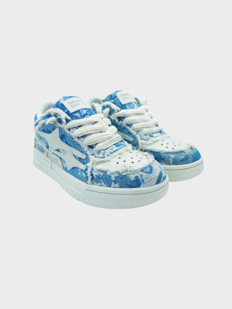 FaceronStudio - Sneakers Broken Denim