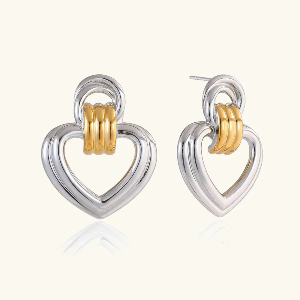 Polop Pendientes Corazón