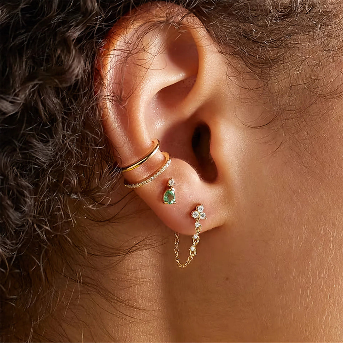 Baeza Pendientes de Circonitas