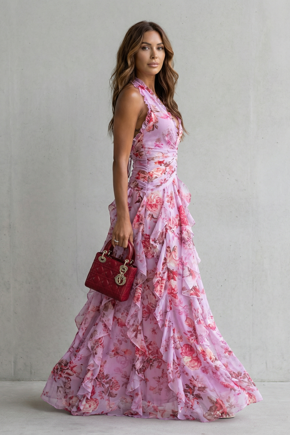 ALTEA | Vestido largo floral