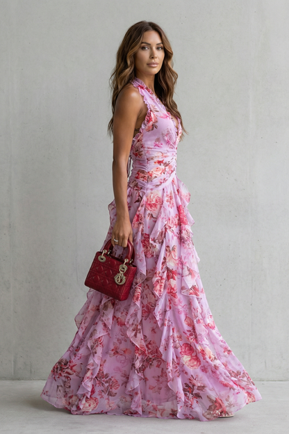 ALTEA | Vestido largo floral