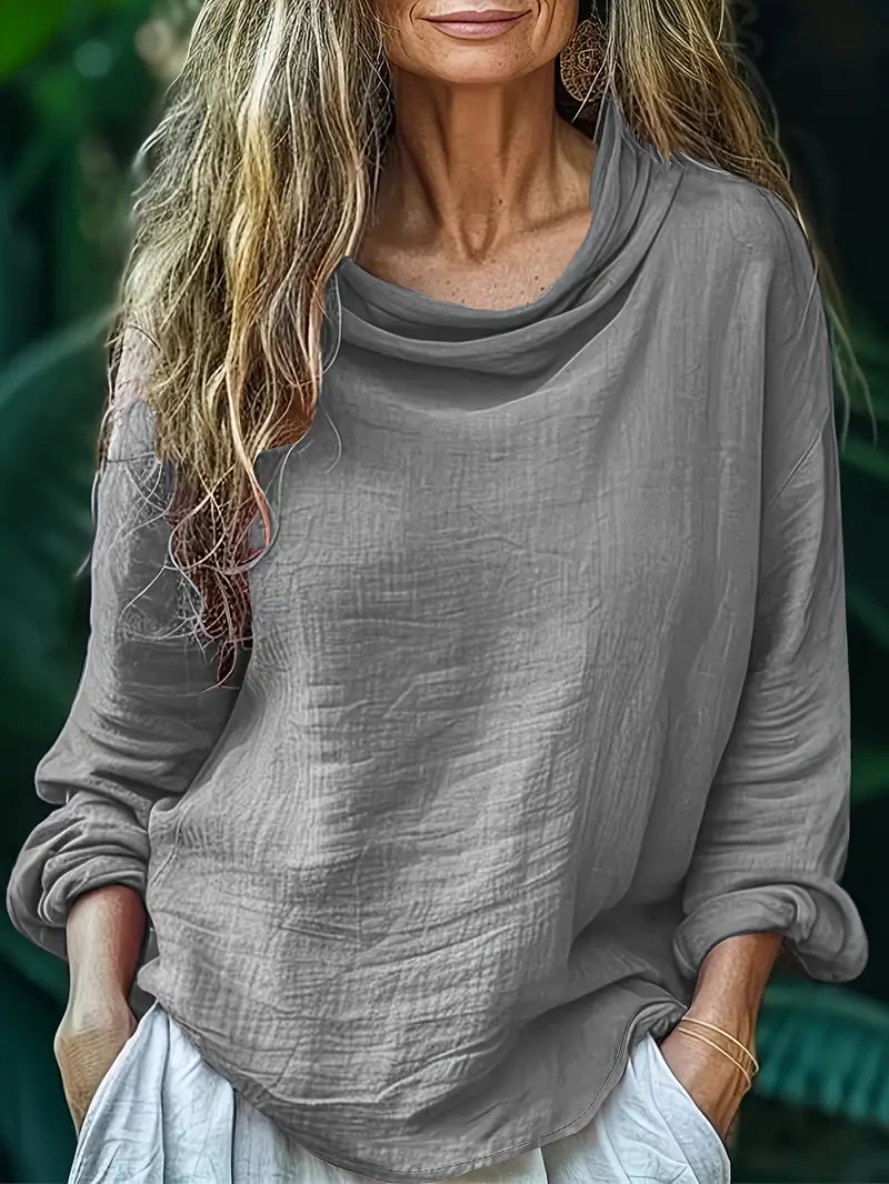 SEGOVIA - Elegante Blusa De Manga Larga