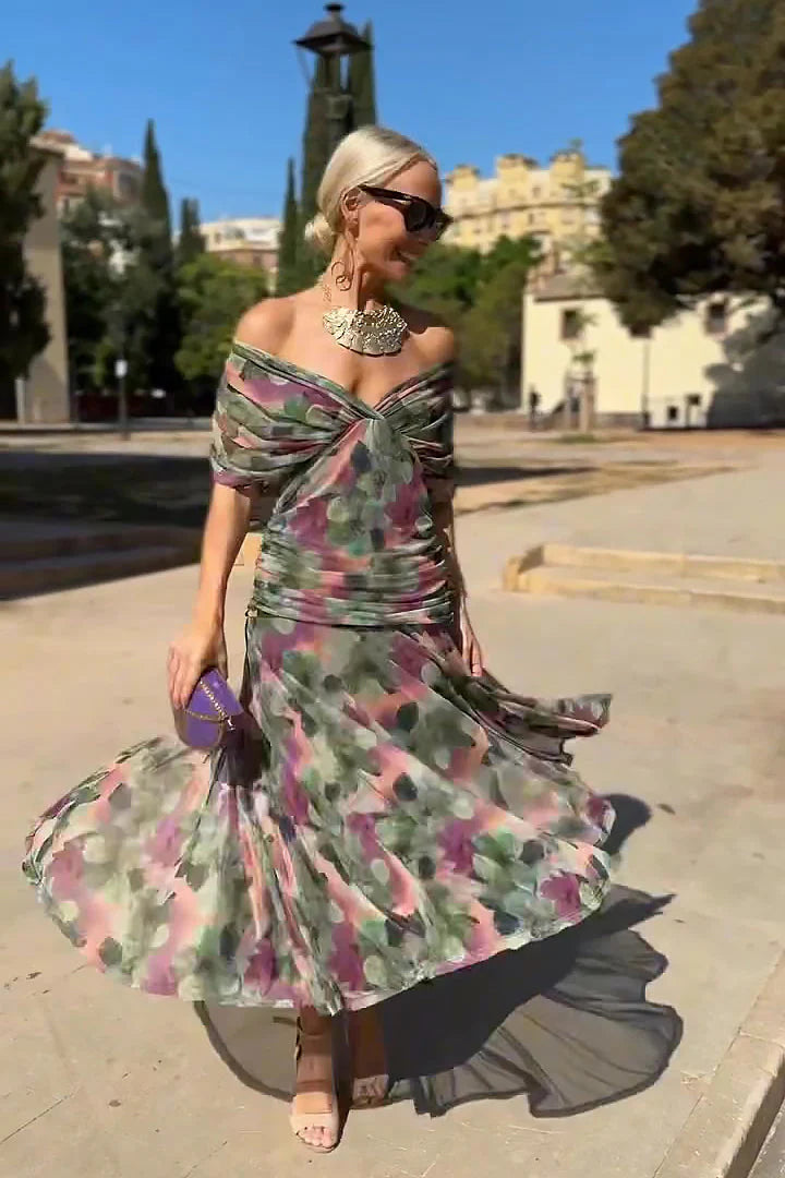 FLORENDA | Elegante vestido largo