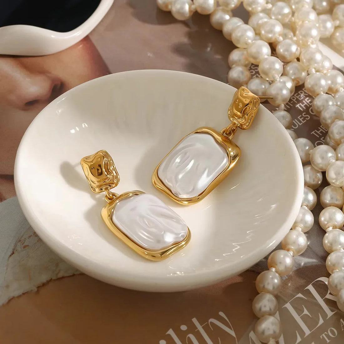 Salobreña Pendientes de Perlas