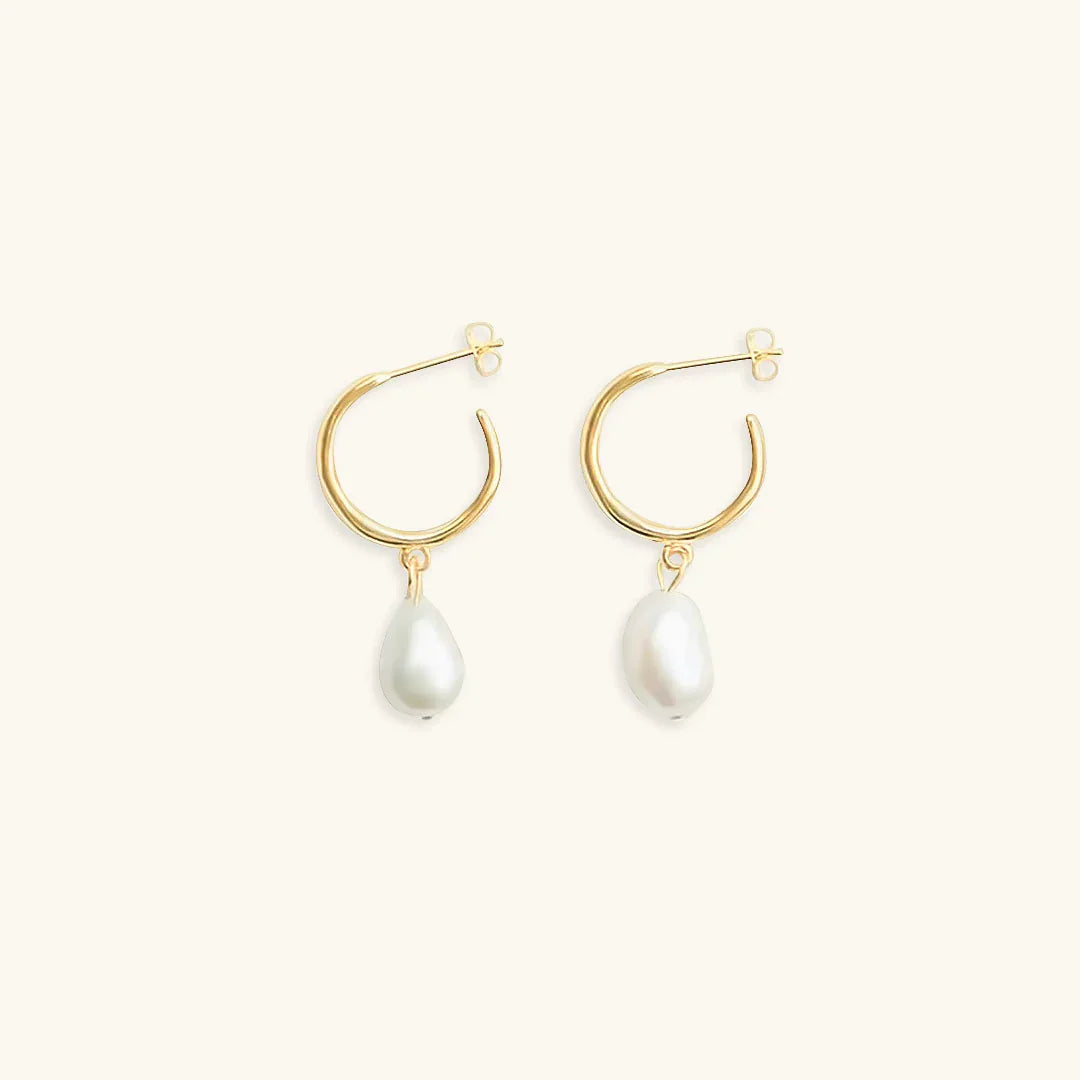 Yegen Pendientes de Perlas
