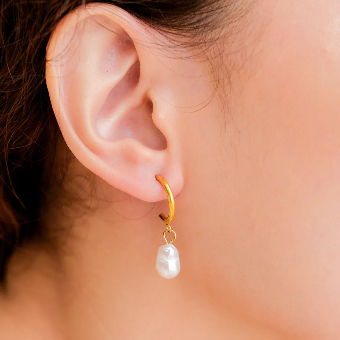 Yegen Pendientes de Perlas