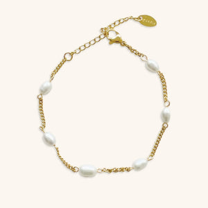 Comillas Pulsera de Perlas