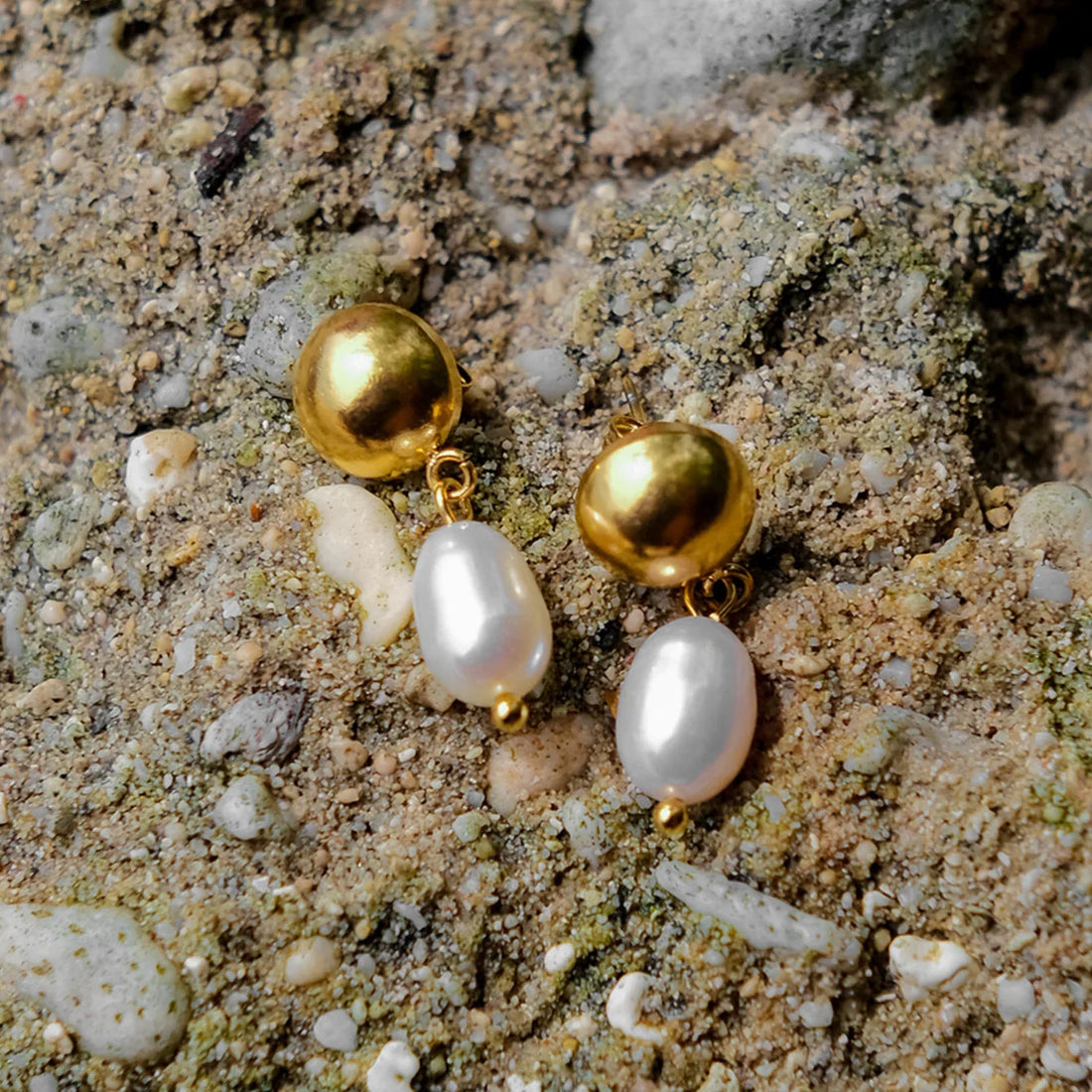 Pampaneira Pendientes de Perlas