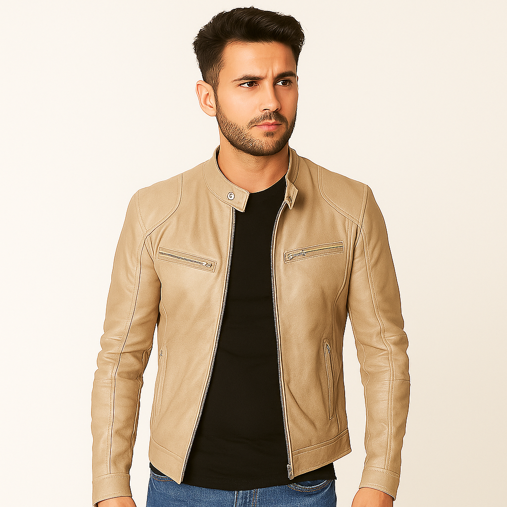 SORIA - Chaqueta de Cuero Premium