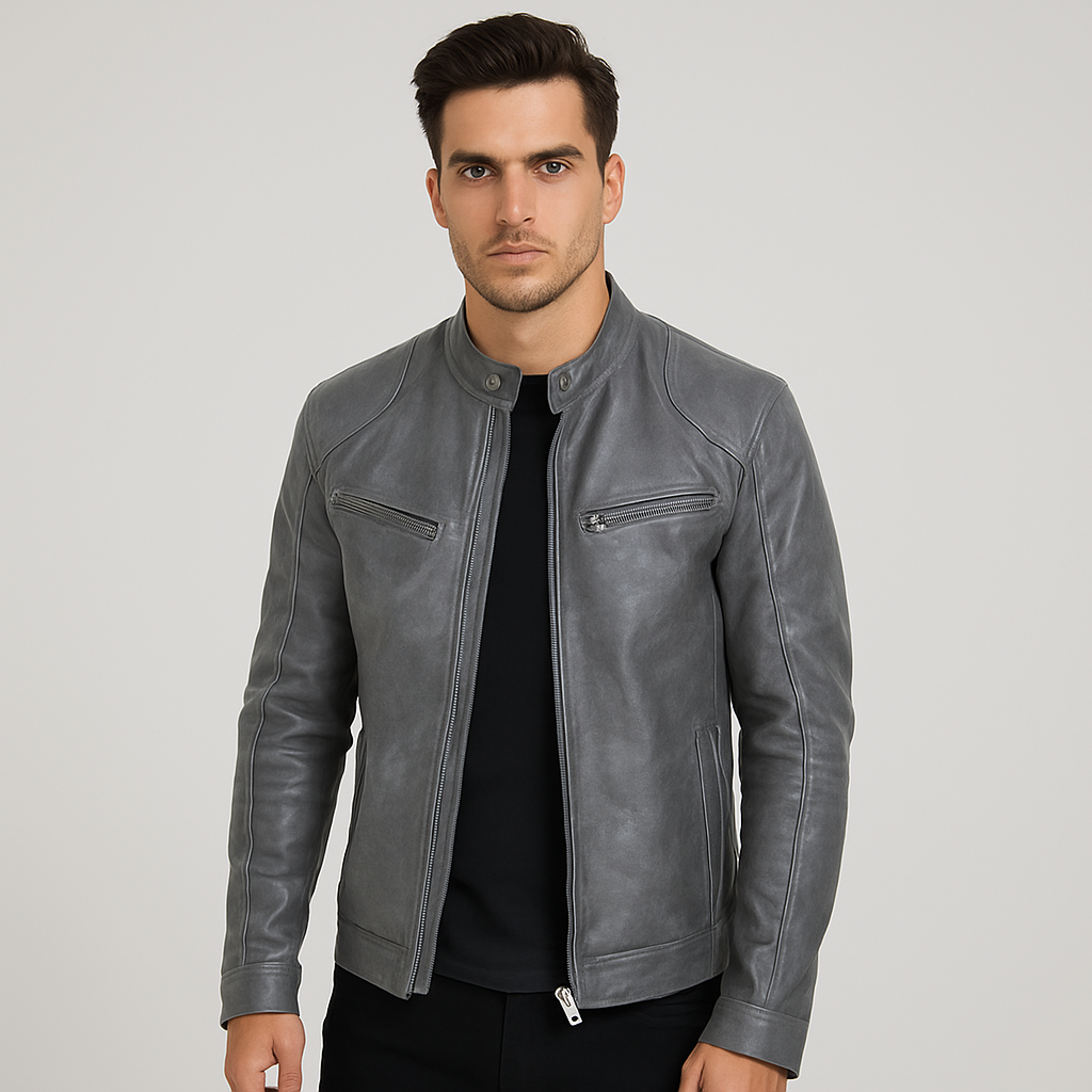 SORIA - Chaqueta de Cuero Premium