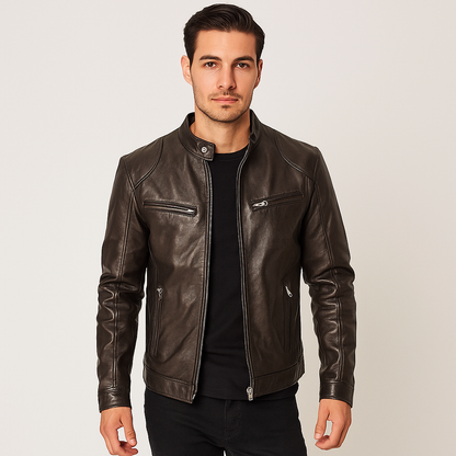 SORIA - Chaqueta de Cuero Premium