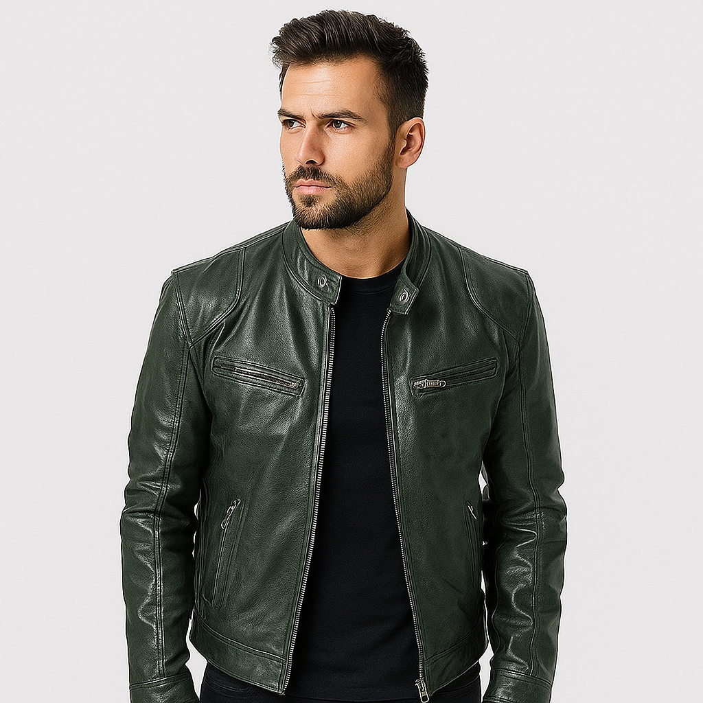 SORIA - Chaqueta de Cuero Premium