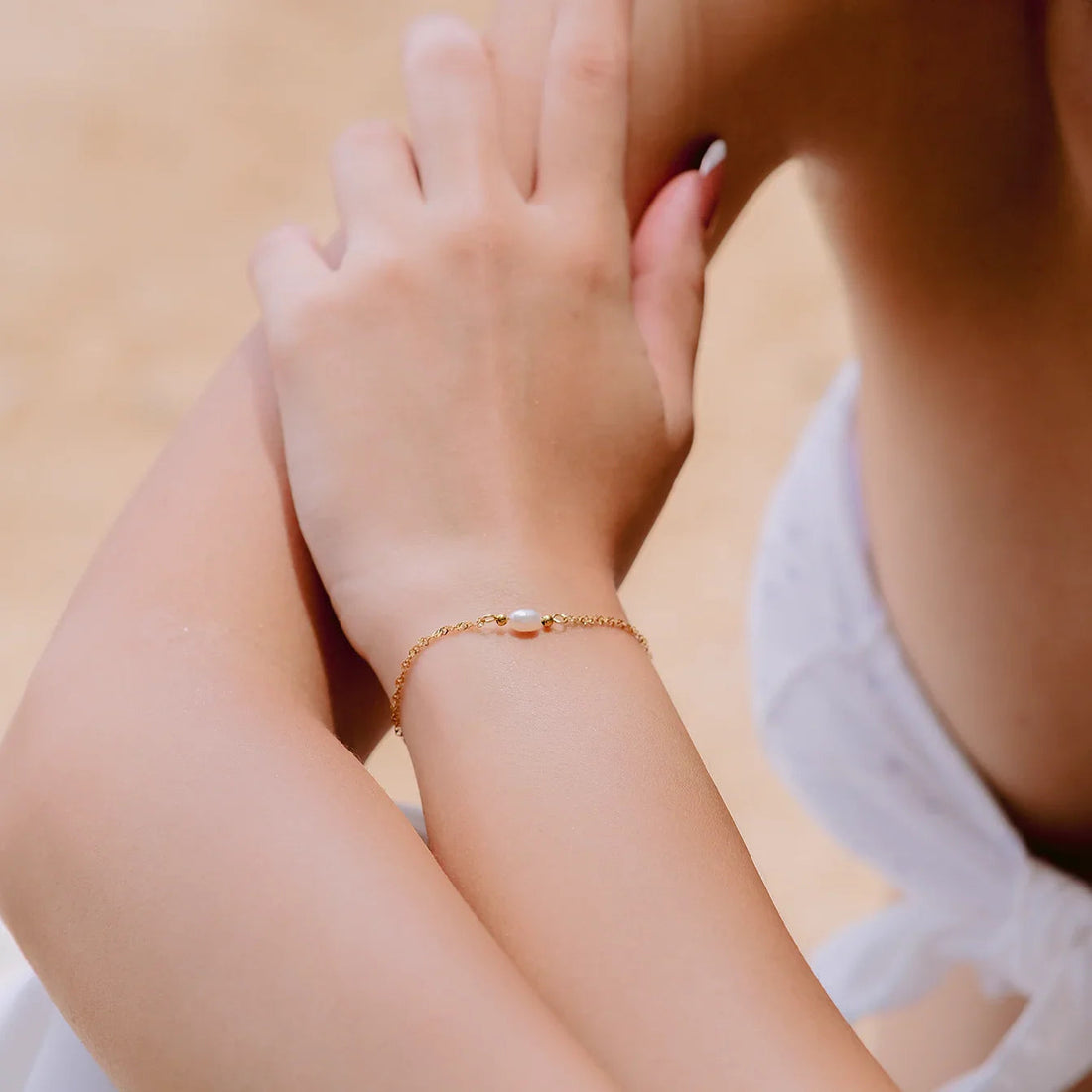 Ezcaray Pulsera de Perlas