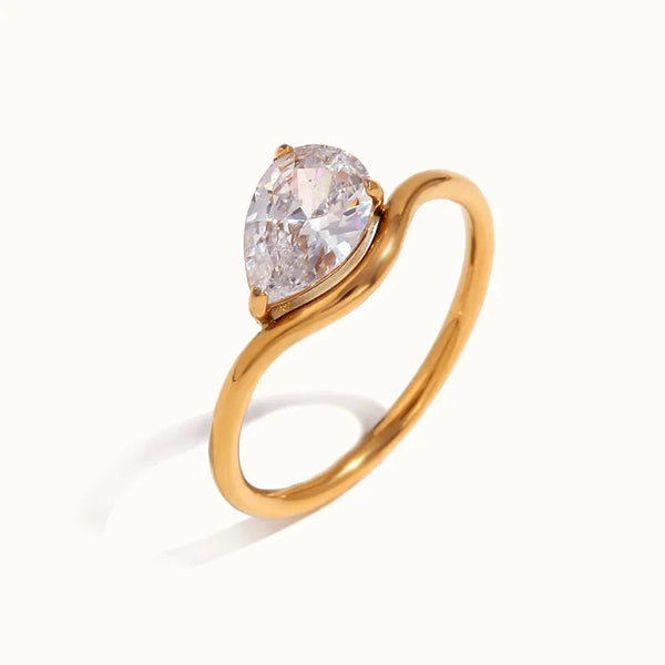 Hecho Anillo Lágrima