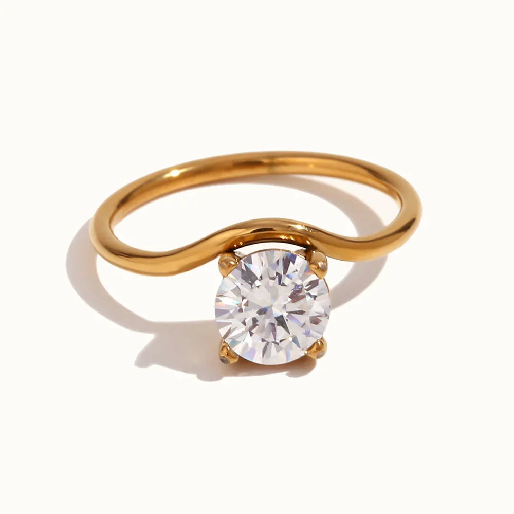 Roses Anillo de Circonitas
