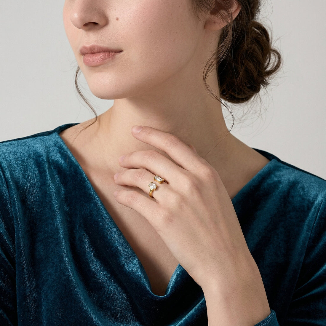 Xàtiva Anillo de Circonitas