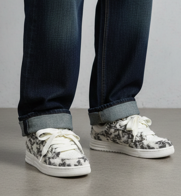FaceronStudio - Sneakers Retro Mohair