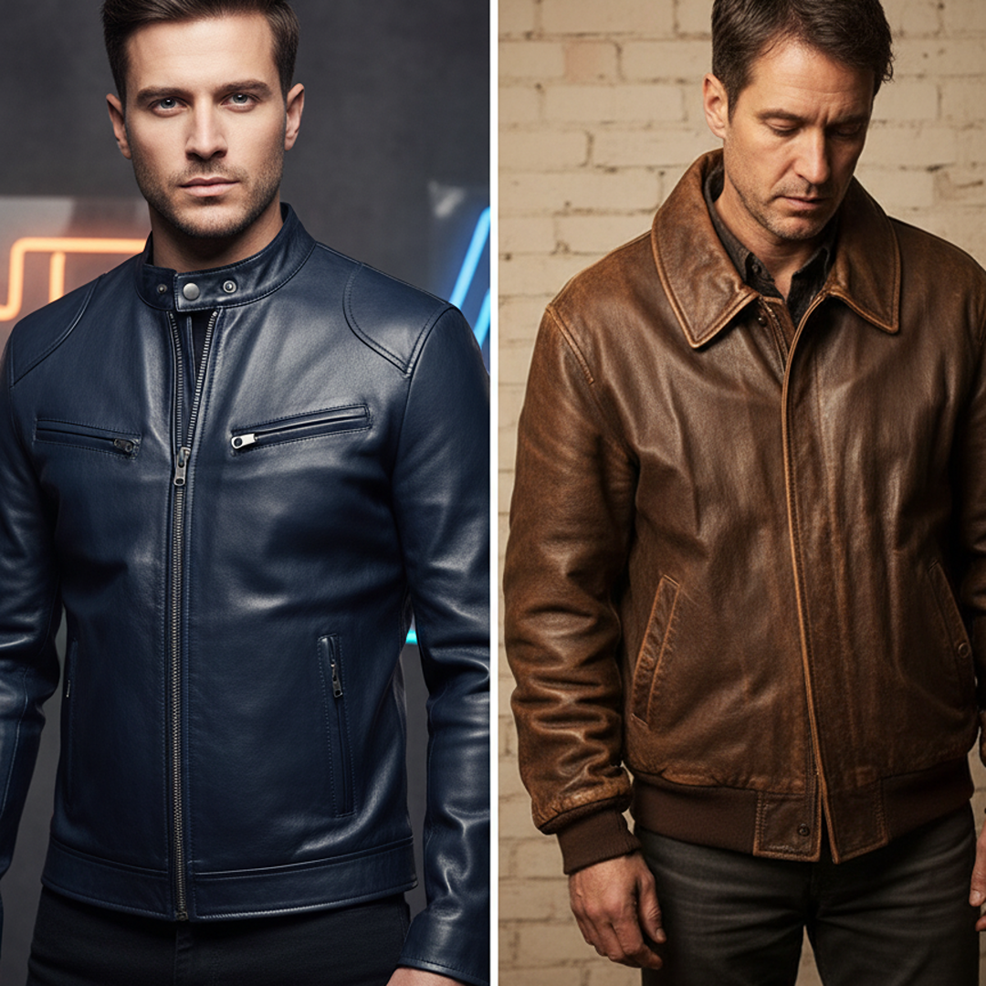 SORIA - Chaqueta de Cuero Premium