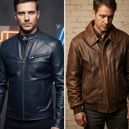 SORIA - Chaqueta de Cuero Premium