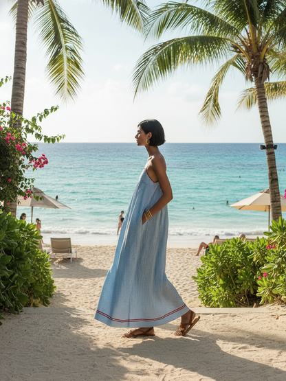 VEJER | Vestido maxi minimalista