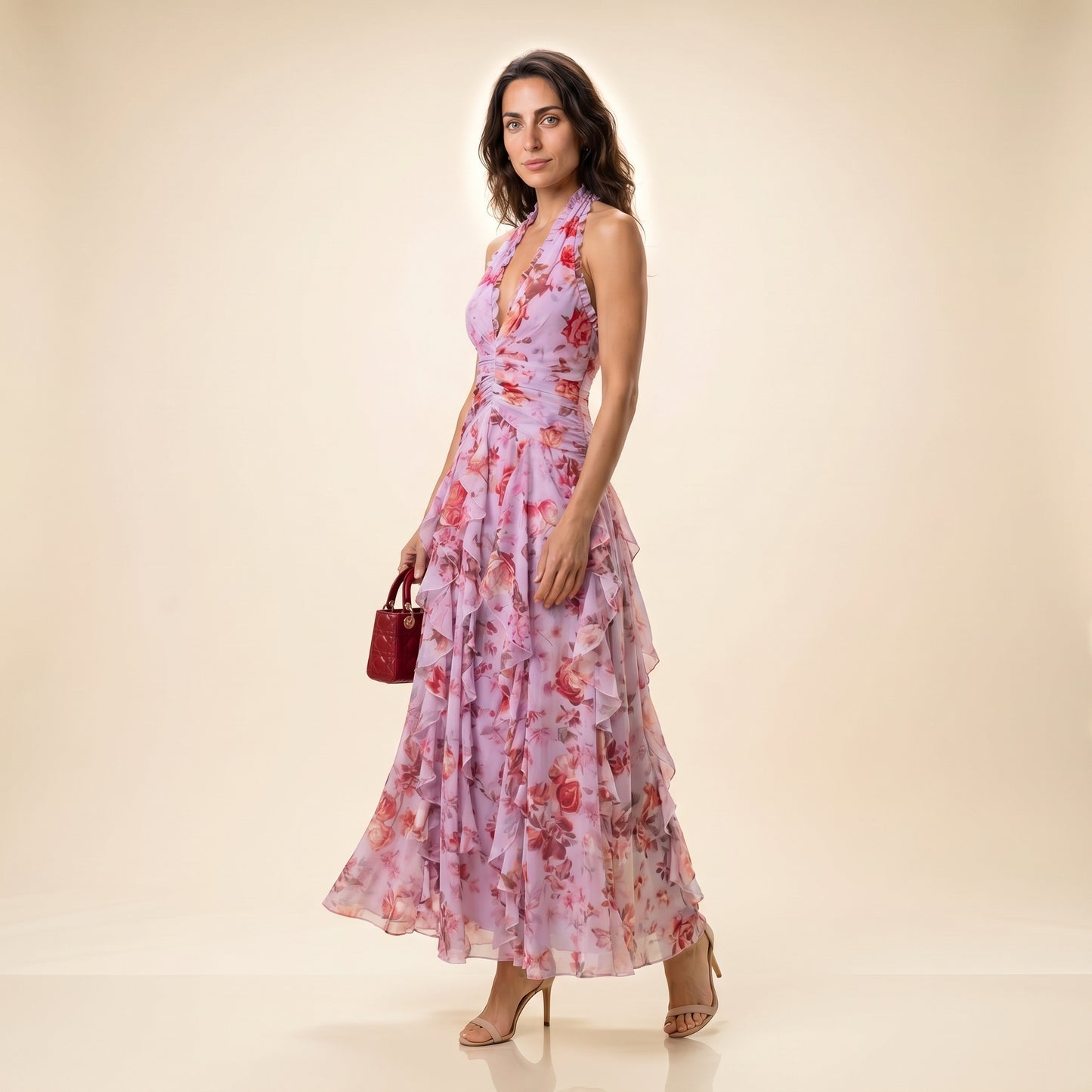 ALTEA | Vestido largo floral