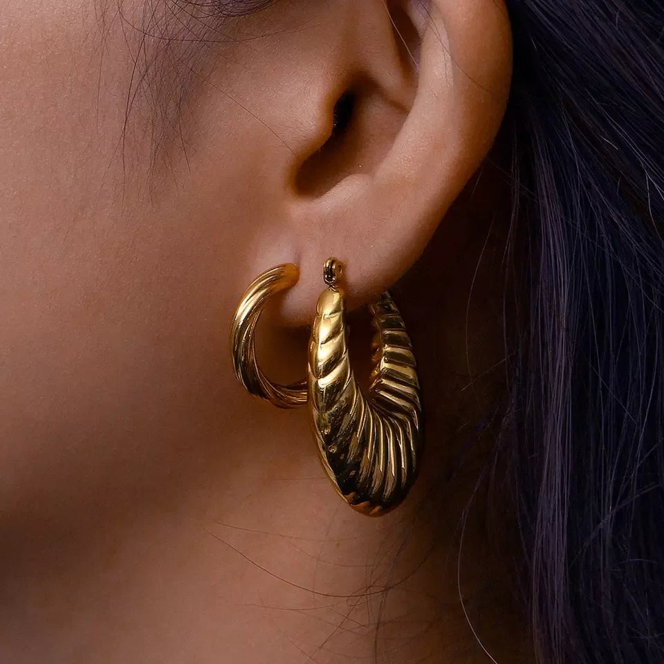 Cazalla Pendientes Croissant