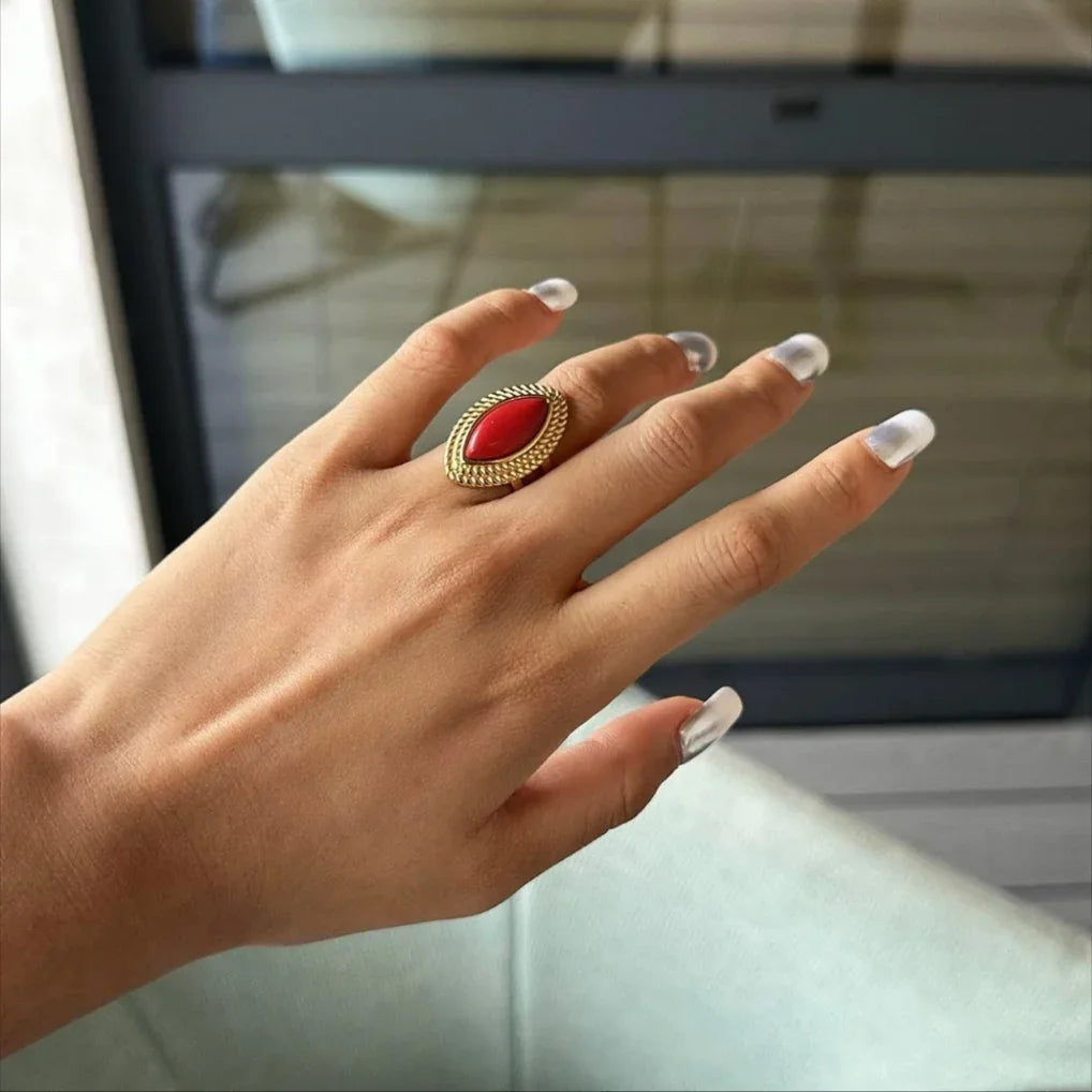 Menorca Anillo Marquise