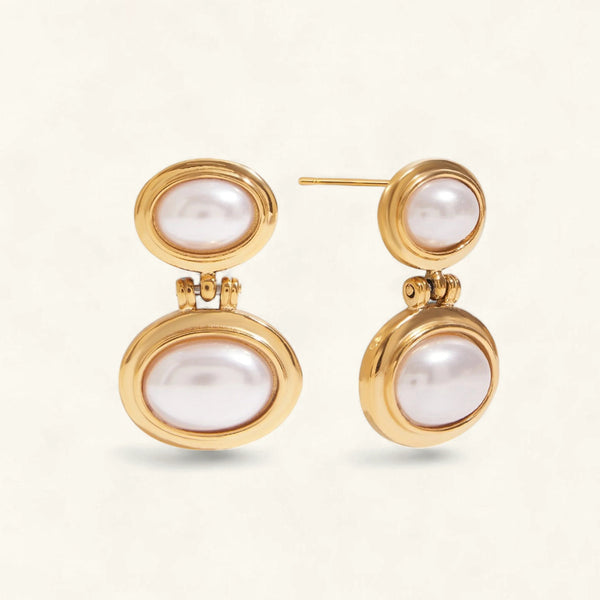Bornos Pendientes de Perlas