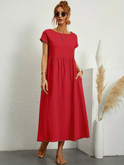 SEGOVIA | Vestido fluido con elegancia temporal