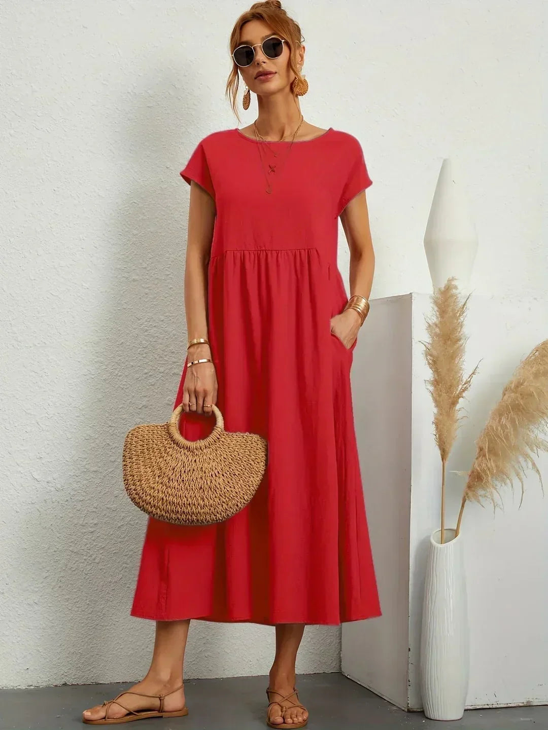 SEGOVIA | Vestido fluido con elegancia temporal