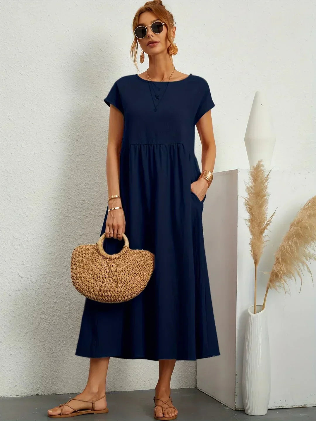 SEGOVIA | Vestido fluido con elegancia temporal