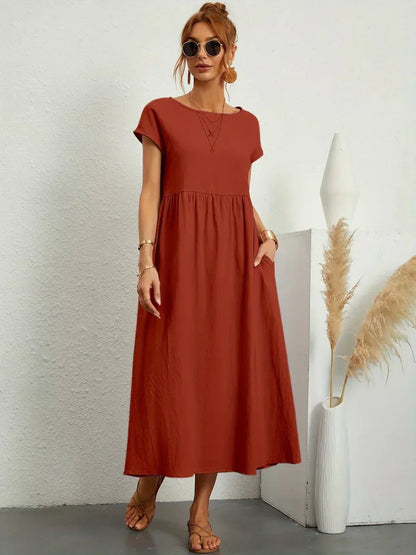 SEGOVIA | Vestido fluido con elegancia temporal