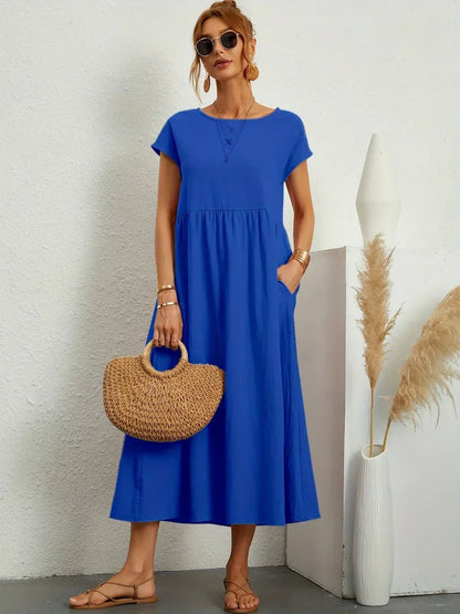 SEGOVIA | Vestido fluido con elegancia temporal