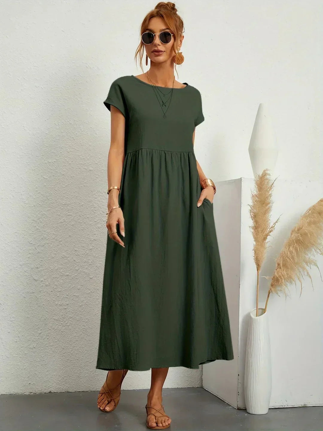SEGOVIA | Vestido fluido con elegancia temporal