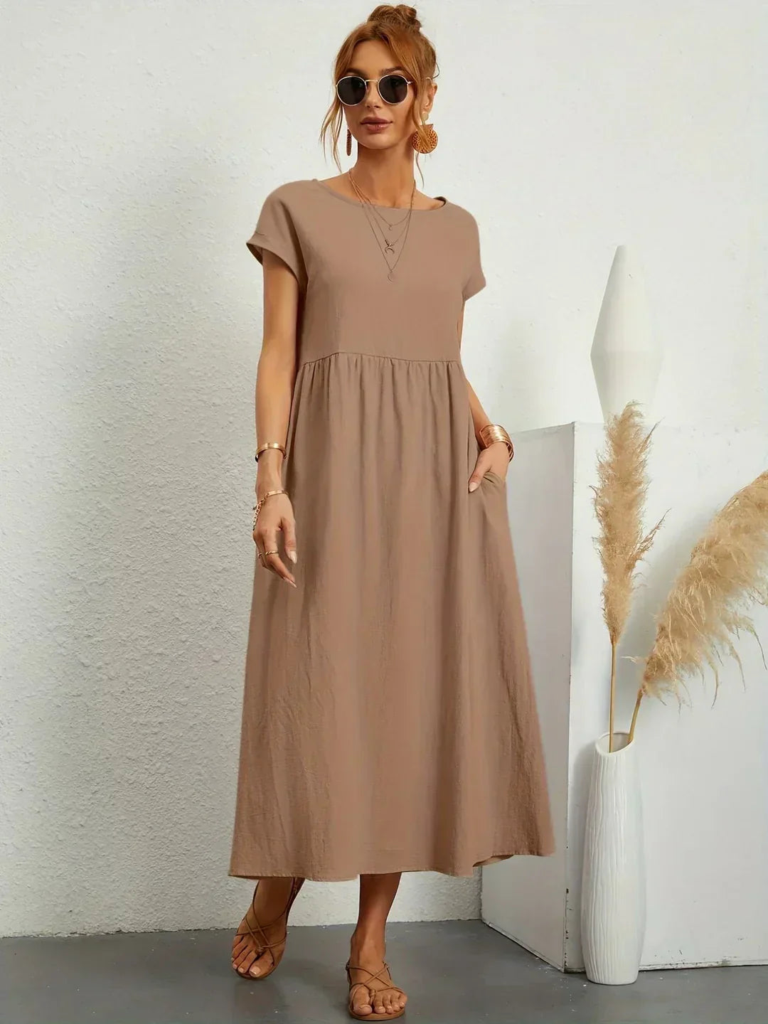 SEGOVIA | Vestido fluido con elegancia temporal