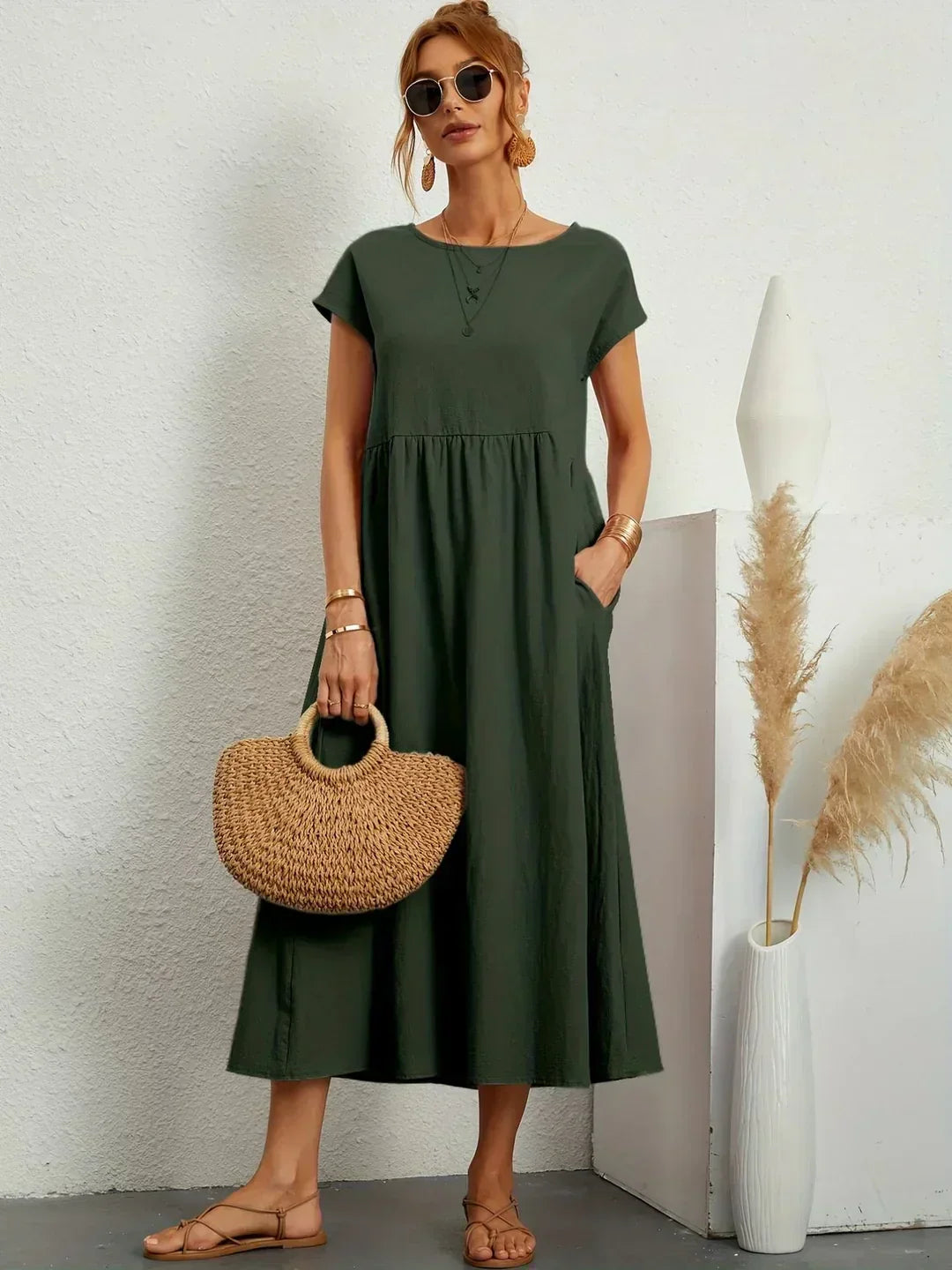 SEGOVIA | Vestido fluido con elegancia temporal