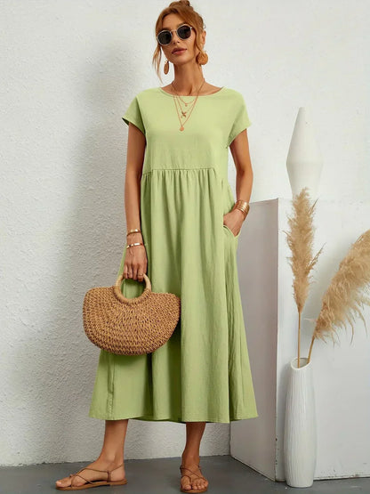 SEGOVIA | Vestido fluido con elegancia temporal