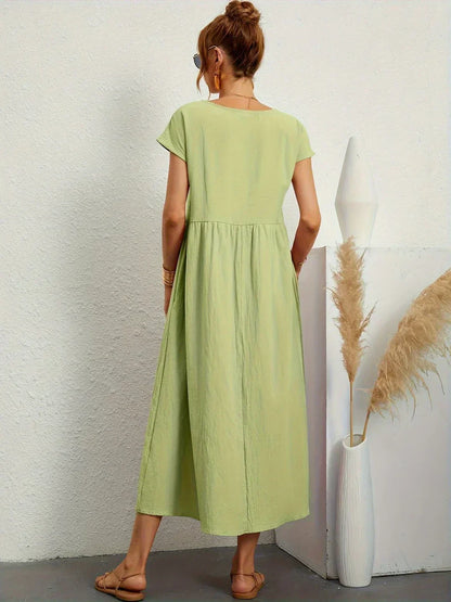 SEGOVIA | Vestido fluido con elegancia temporal