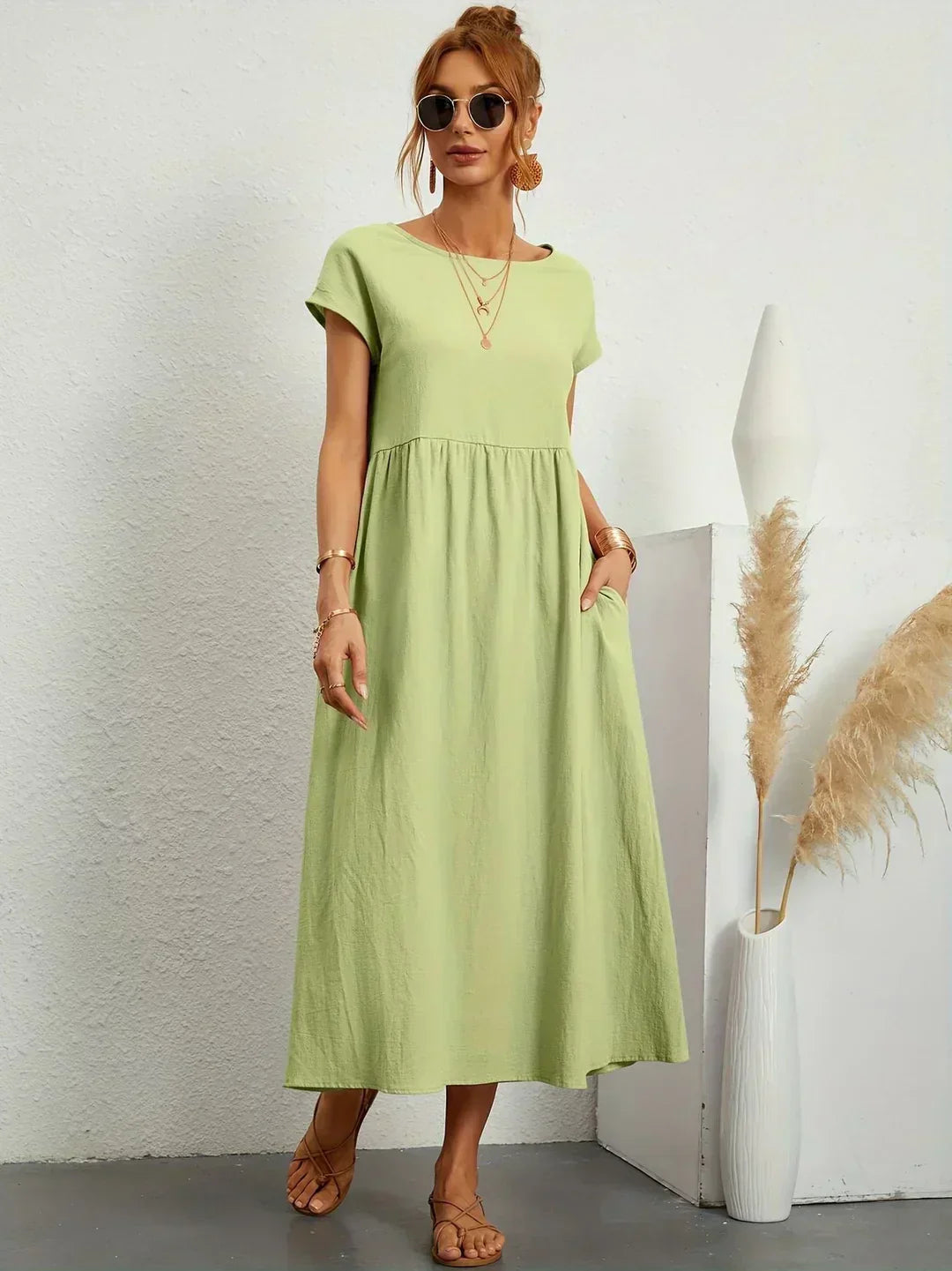 SEGOVIA | Vestido fluido con elegancia temporal