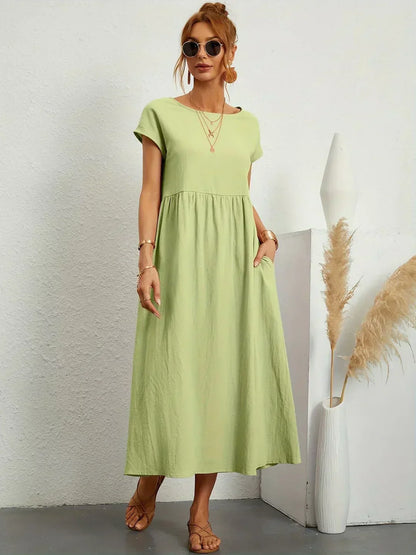 SEGOVIA | Vestido fluido con elegancia temporal