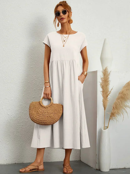 SEGOVIA | Vestido fluido con elegancia temporal
