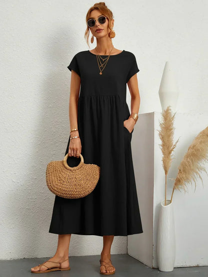 SEGOVIA | Vestido fluido con elegancia temporal