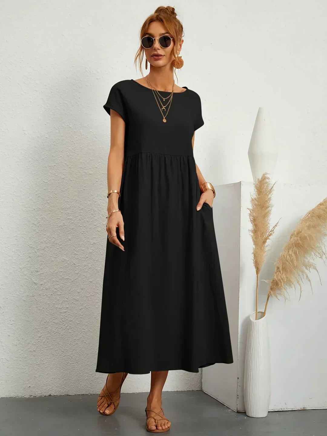 SEGOVIA | Vestido fluido con elegancia temporal