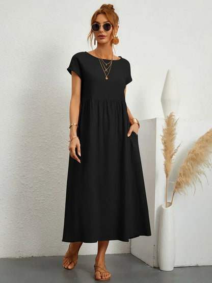 SEGOVIA | Vestido fluido con elegancia temporal
