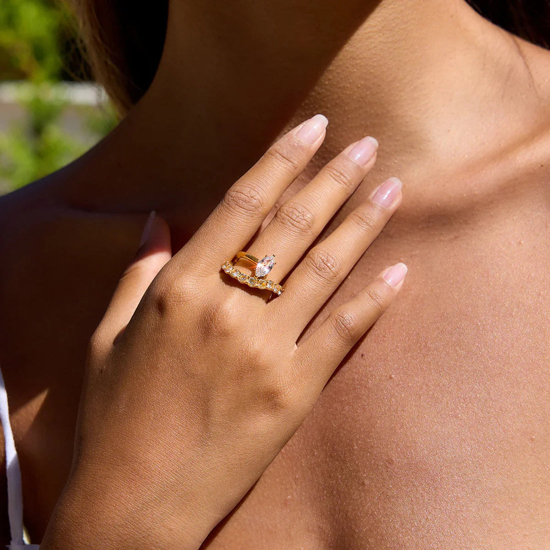 Begur Anillo Marquise